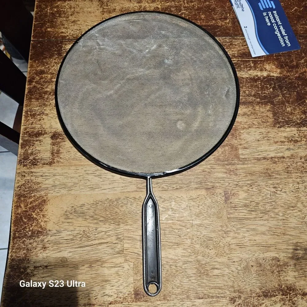 Dbl Splatter Screen for Frying Pan 11.5